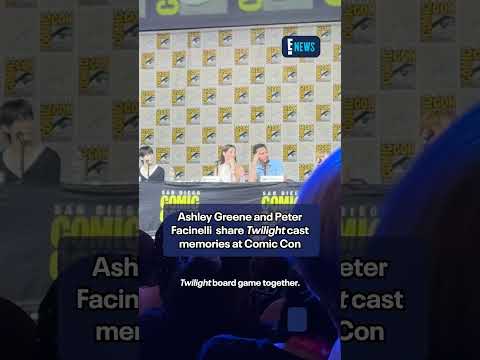 The “Twilight” cast playing themed board games on set is so on brand.😂 #SDCC26