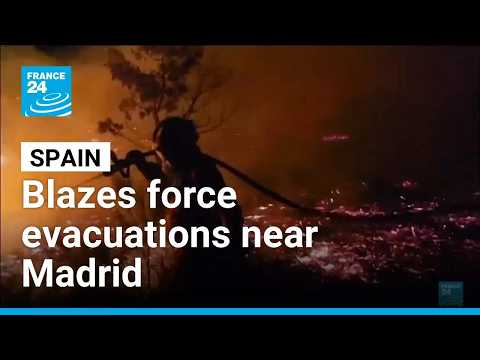 Spain: Thousands evacuate as heatwave fuels blazes near Madrid • FRANCE 24 English
