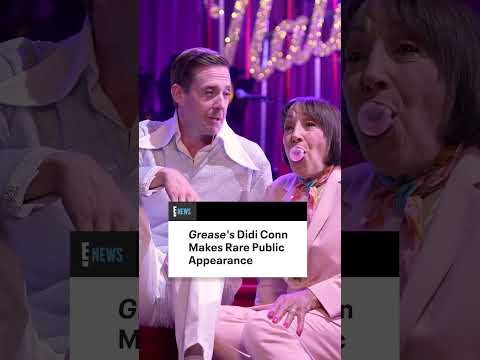 Didi Conn makes a rare appearance at “Grease: The Immersive Movie Musical” in London.