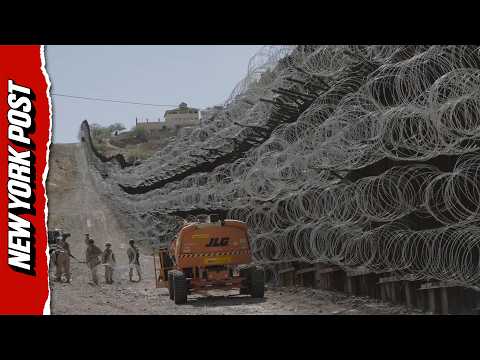 Marines Strengthen Arizona Border Wall With New Razor Wire Barrier