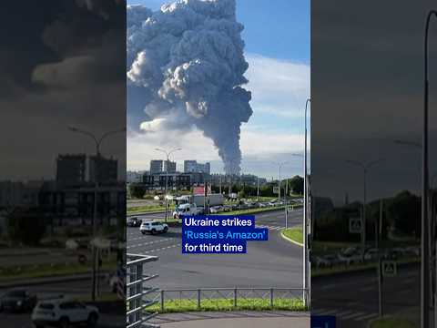 Ukraine strikes ‘Russia’s Amazon’ for third time | DW News