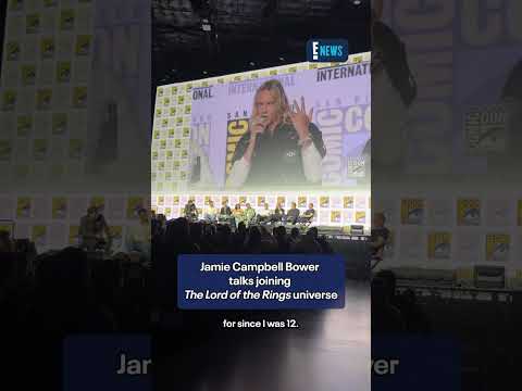 Jamie Campbell Bower’s journey to Middle-earth has officially begun. 🏹 #SDCC26.