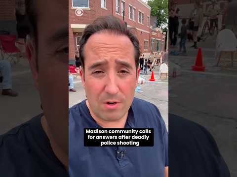 Madison community calls for answers after deadly police shooting #shorts