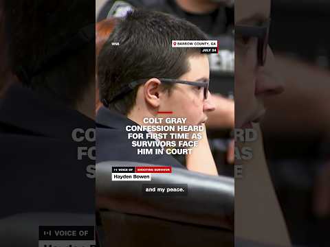 Colt Gray confession heard for first time as survivors face him in court