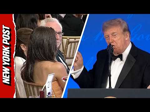 Trump Calls Out CNN’s Kaitlan Collins During WHCD Speech For Winning ‘Fake’ Award