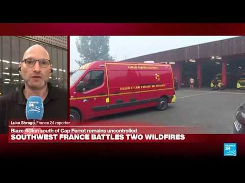 ‘The problem has been extremely high winds’: Wildfires sweep through southwest France • FRANCE 24
