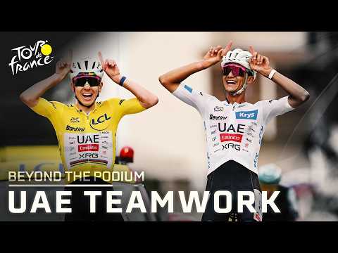 Tadej Pogacar helps keep teammate Isaac Del Toro on GC podium with selfless ride | Beyond the Podium