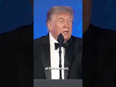 Trump Quips That Nicki Minaj Started Doing THIS When Told to ‘Get Down’ During WHCD Shooting #shorts