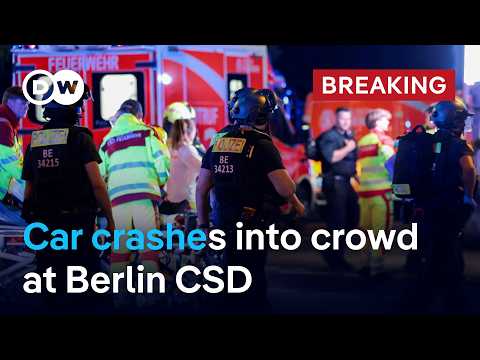 BREAKING: At least one person killed as vehicle crashes into Berlin Pride crowd | DW News