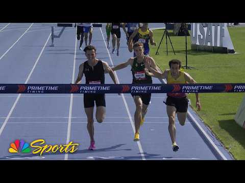 Nathan Mountain STUNS the field, climbs to 3000m steeplechase title on final lap | NBC Sports