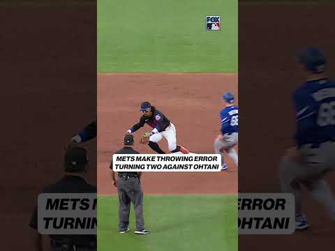 Mets Make Error Against Ohtani #shoheiohtani #mets #dodgers #error