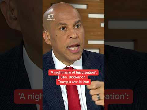 ‘A nightmare of his creation’: Sen. Booker on Trump’s war in Iran