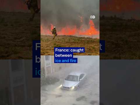 Fire and ice share the spotlight in France | DW News