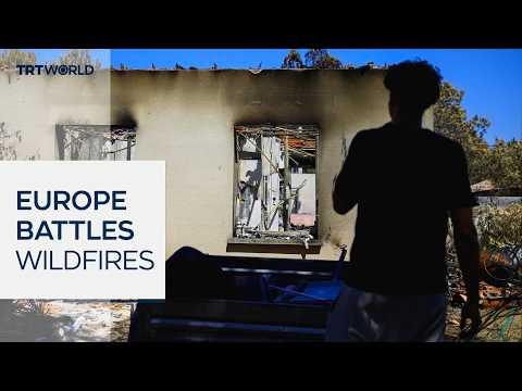 Authorities in France and Spain say major fires largely contained