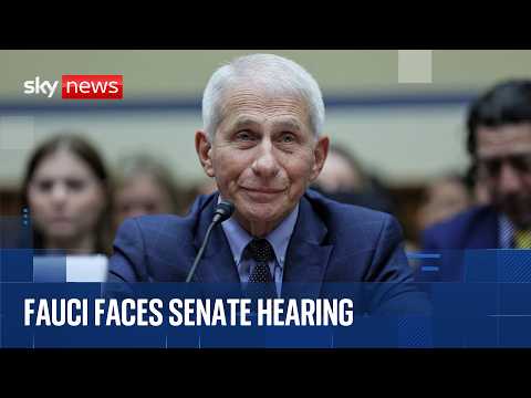 Dr Anthony Fauci faces Senate Committee