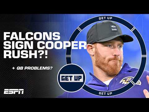 Falcons signing QB Cooper Rush š āPutting their eggs in some risky basketsā – Greeny š¬ | Get Up