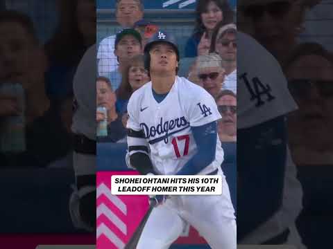 Shohei Ohtani wasted no time in getting the Dodgers on the board! #mlb #shoheiohtani