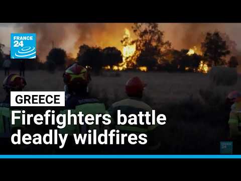 Greek firefighters battle deadly wildfires on Crete for a second day • FRANCE 24 English