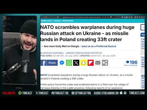 NATO SCRAMBLES, Russian Missile HITS POLAND, Calls For DEESCALATION | Tim Pool