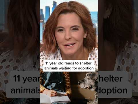 11 year old reads to shelter animals waiting for adoption