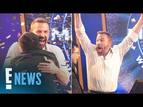 Ben Affleck REACTS to $1 Million Who Wants to Be a Millionaire Win | E! News