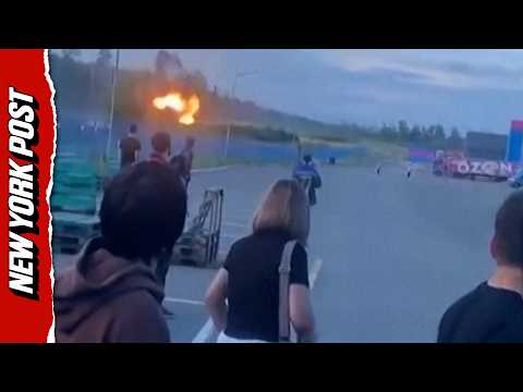 Russian Workers Evacuated Seconds Before Ukrainian Drone Hits Ozon Warehouse