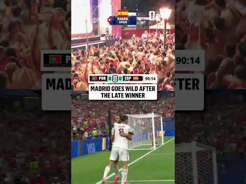 What a moment for Spain fans