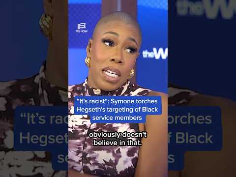 ‘It’s racist’: Symone torches Hegseth’s targeting of Black service members
