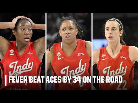 HIGHLIGHTS from Fever’s blowout win vs. Aces 🍿 | WNBA on ESPN