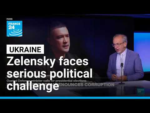 Zelensky’s office probed for corruption as fired defence minister demands elections • FRANCE 24