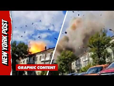 Witness Footage Captures Moment Deadly Russian Drone Strikes Ukraine’s Zhytomyr