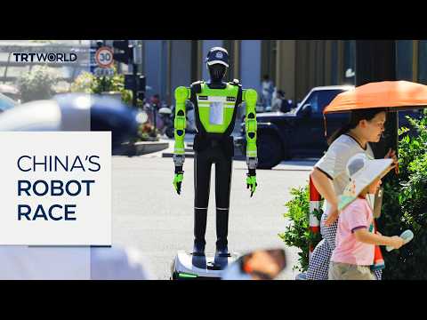 Humanoid robots compete as China races to shape future workplaces