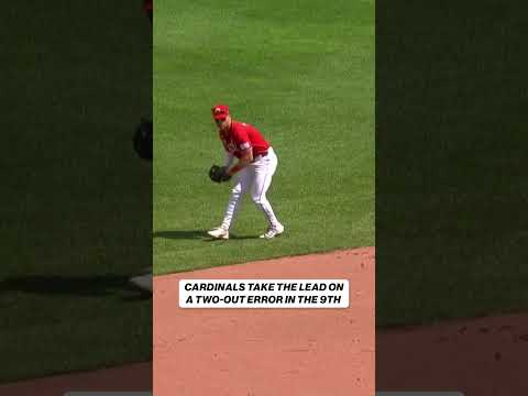 The Cardinals were down to their last strike, and then this happened ๐ฌ #mlb #baseball