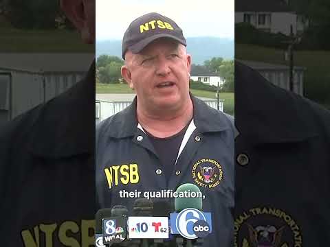 Plane Smashes into Police Helicopter in Deadly Pennsylvania Crash #shorts