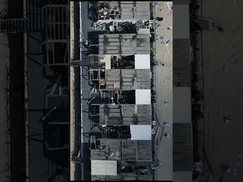 Drone Footage Shows Devastating Aftermath of Tornado Damage in Long Island Beach Club #shorts