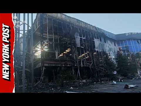 Ukrainian Shopping Center Destroyed After Russia Unleashes Drone Strike on Kherson