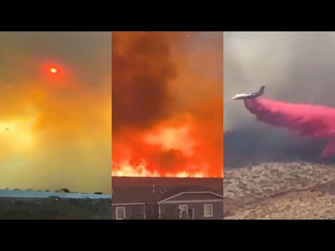 Videos show Hawk Fire spreading around Reno, Nevada, prompting thousands to evacuate