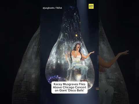 Kacey Musgraves Flies Above Chicago Concert on Giant ‘Disco Balls’