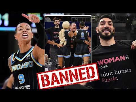 Enes Kanter EJECTED From WNBA Game After Woke Natasha Cloud CONFRONTS Him For Protecting Women