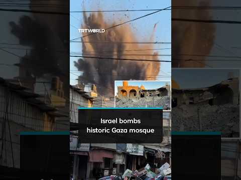 Israeli air strike hits historic Abu Salim Mosque in Gaza’s Deir al Balah