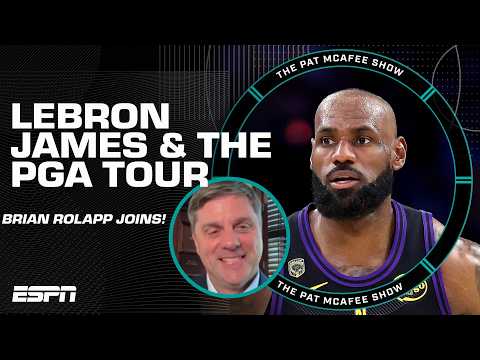 Brian Rolapp speaks on LeBron James’ partnership with the PGA Tour | The Pat McAfee Show