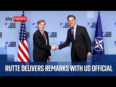 NATO chief Mark Rutte holds news conference with Pentagon official
