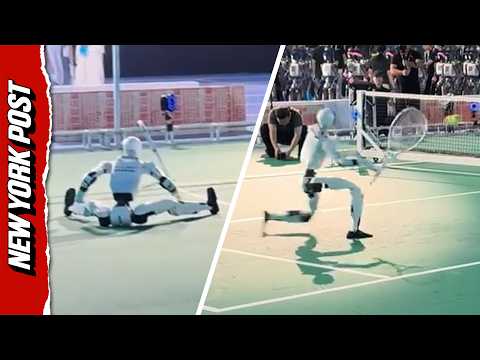 Humanoid Robot Chokes During Tennis Match—US Open Players Can Sleep Soundly