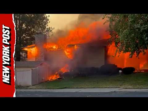 ‘That’s Our House’: Spokane Resident Helplessly Watches His Neighborhood Burn Down in Wildfire
