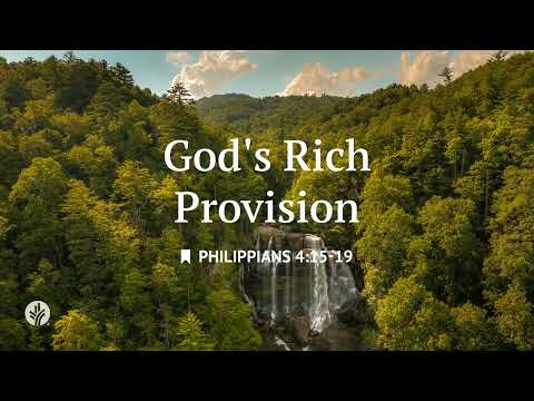 God’s Rich Provision | Audio Reading | Our Daily Bread Devotional | August 30, 2026