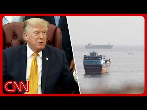 Trump says ‘last chance’ for Iran to deal, cargo ship hit in strait