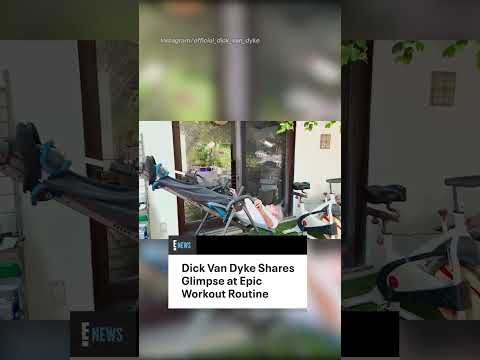 Dick Van Dyke is sharing his workout routine. (đ„: Instagram/official_dick_van_dyke)