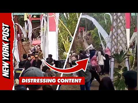 Ribbon-Cutting Ceremony Descends Into Chaos After Suspension Bridge Plunges Into Creek