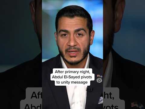 After primary night, Abdul El-Sayed pivots to unity message