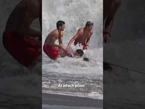 Boy Rescued by Heroic Teenage Lifeguard Speaks Out #shorts